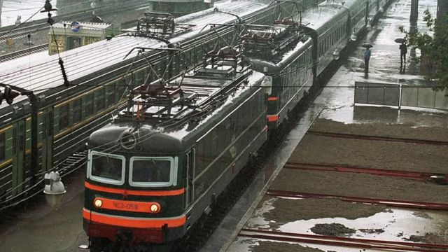 Поезд Кима в Москве