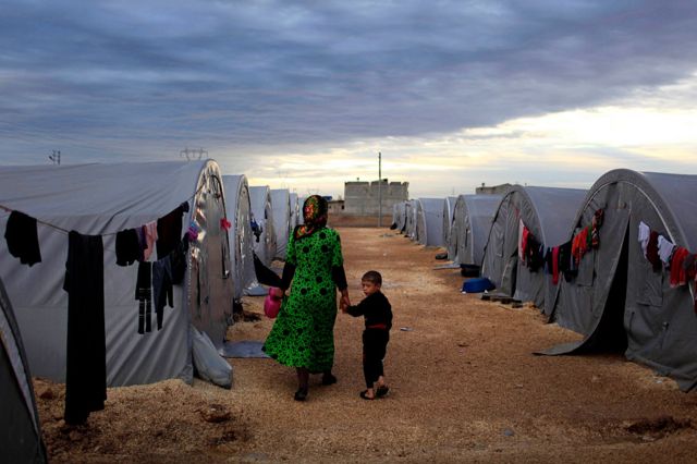 Suruç'ta mülteci kampı