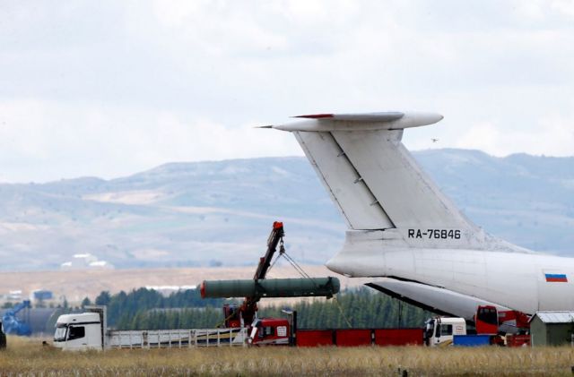 15 Temmuz 2019'da Ankara sınırlarında yapılan S-400 teslimi