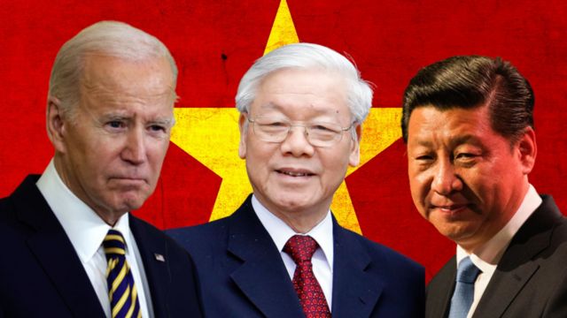 Tổng thống Mỹ Joe Biden, Tổng Bí thư Nguyễn Phú Trọng và Chủ tịch Trung Quốc Tập Cận Bình