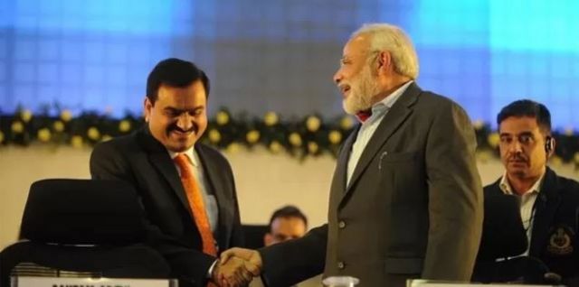 அதானி, மோடி