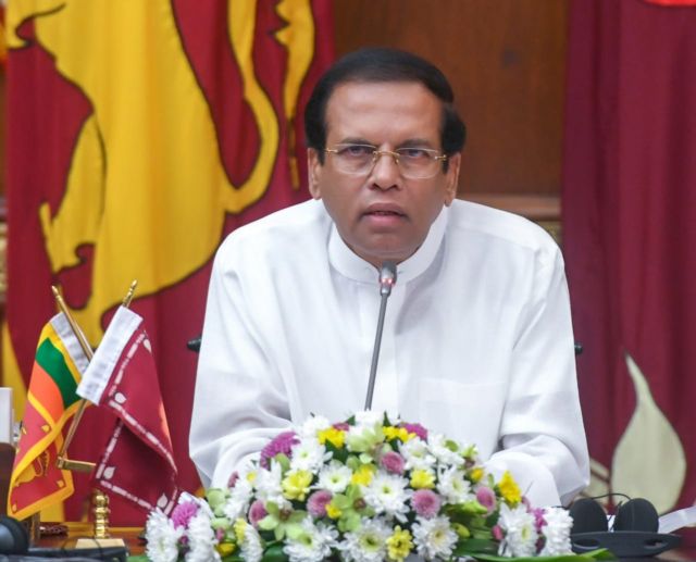 இலங்கை மைத்திரிபால சிறிசேன