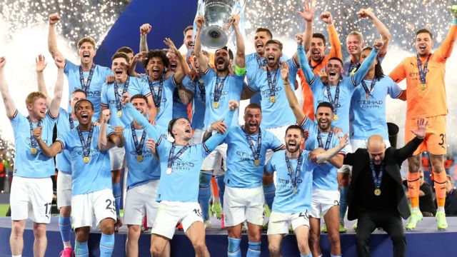 Raba ingene Manchester City yahimbaje intsinzi yayo ya Champions League ...