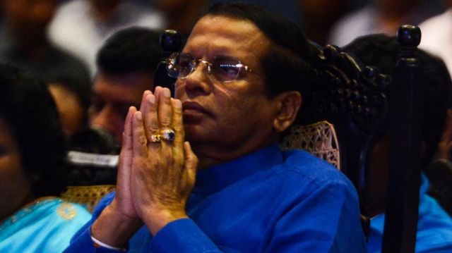 ஈஸ்டர் தாக்குதல் - சிறிசேன