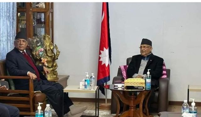 केपी ओली र प्रचण्ड