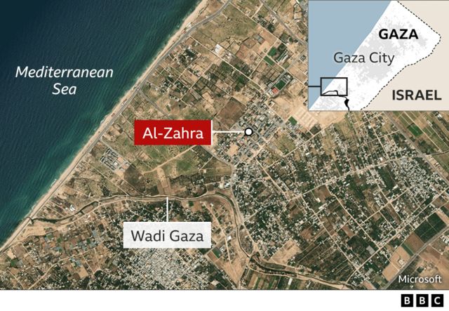 Veja no infográfico onde fica al-Zahra, o bairro mais nobre de Gaza