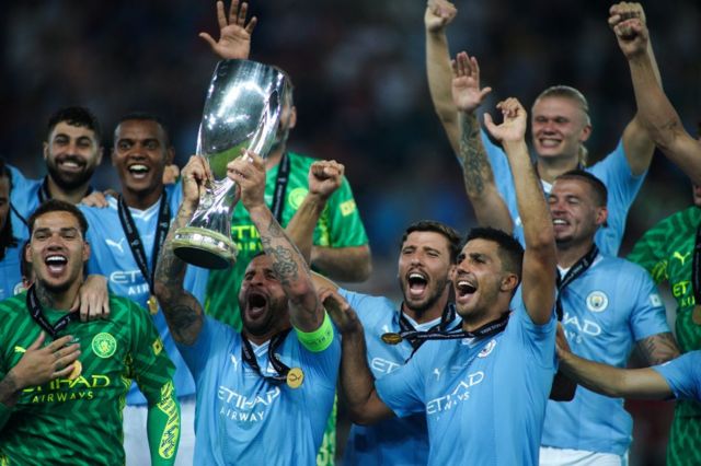 Man City lift Uefa Super Cup