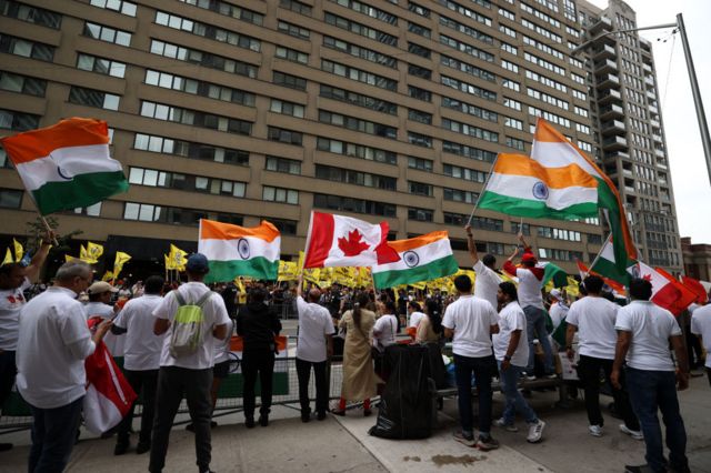 காலிஸ்தான் ஆதரவாளர்கள் பேரணி