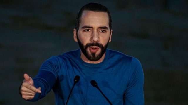 El presidente de El Salvador, Nayib Bukele.