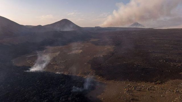 Litli-Hrútur, local que faz parte da área vulcânica de Fagradalsfjall.