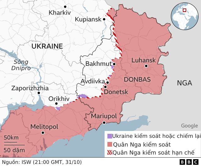 Bản đồ Ukraine