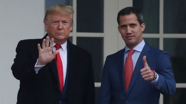 Trump e Juan Guaidó