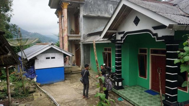 Rumah Tohari alias Mbah Slamet. 