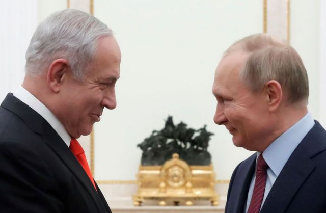 Tổng thống Nga Vladimir Putin gặp Thủ tướng Israel Benjamin Netanyahu