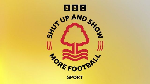 Shut up and show more football podcast logo