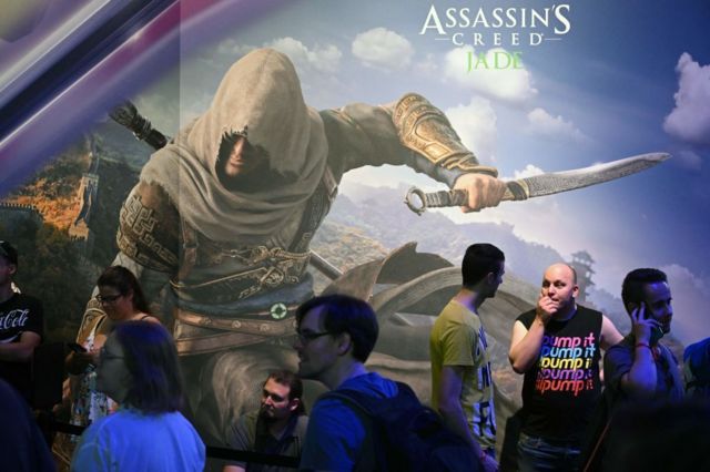 Photo du lanceur d'un des jeux vidéo Assasin's Creed.