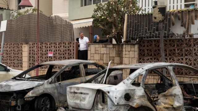Последствия атаки ХАМАС в Ашдоде, 9 октября