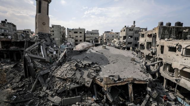 Mesquita destruída