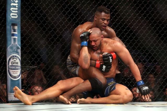 Francis N'Gannou et Cyril Gane