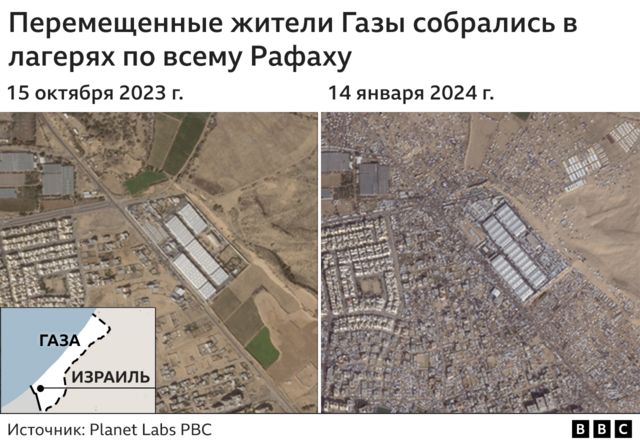 Фото Газы со спутника