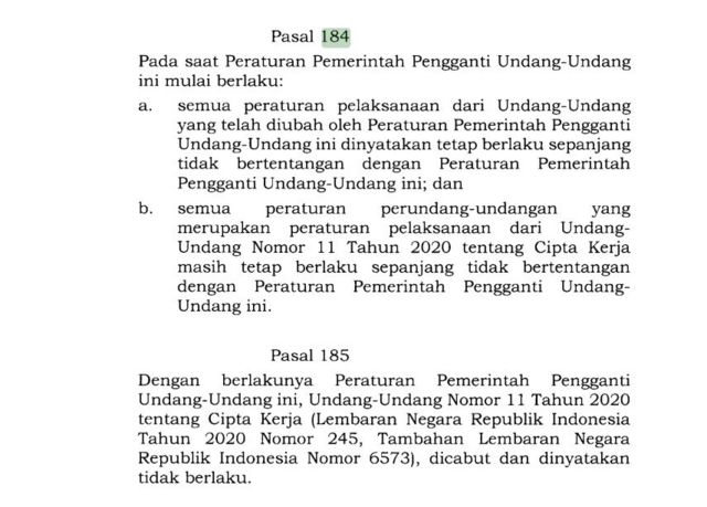 Perppu Cipta Kerja Dinilai Ciptakan ‘ketidakpastian Hukum’, Mulai Dari ...