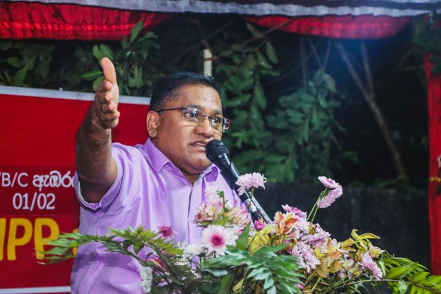 மக்கள் விடுதலை முன்னணியின் நாடாளுமன்ற உறுப்பினர் விஜித்த ஹேரத்