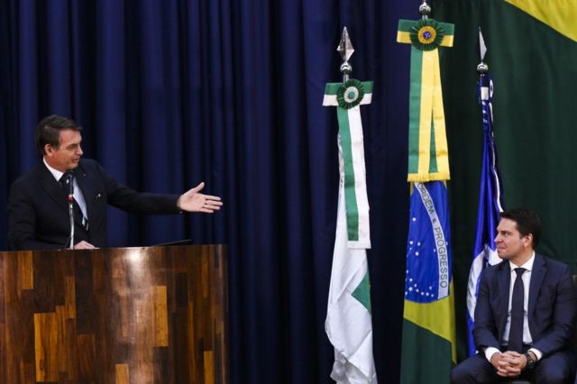 Bolsonaro e Alexandre Ramage
