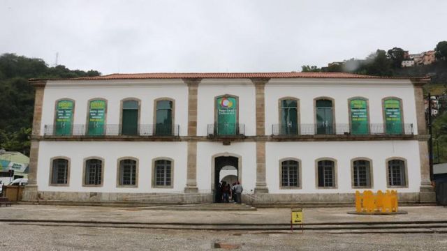 Antigo prédio da cadeia de Santos