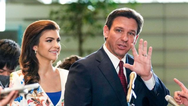 Ron DeSantis e esposa