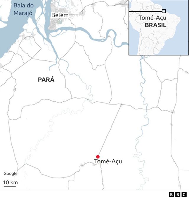 Mapa de Tomé-Açu