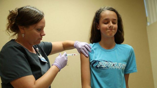 Вакцинация в США