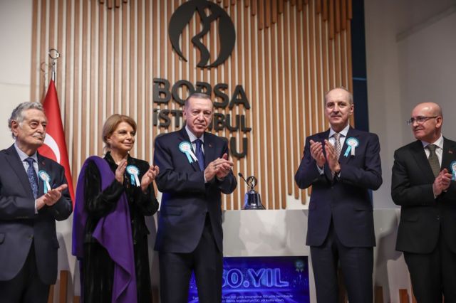 Erdoğan, 22 Aralık'ta düzenlenen Borsa İstanbul’un 150. Yıl Gong Töreni'ne katıldı