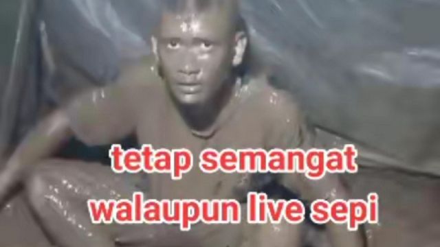 Konten "pengemis online" di TikTok.