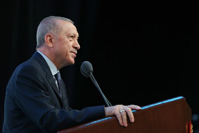 Erdoğan Toplu Konut töreninde konuşuyor