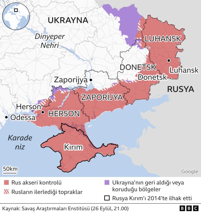 harita Ukrayna ilhak