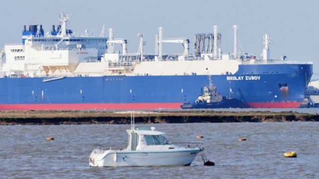 Tàu chở dầu Nikolay Zubov LNG, cập cảng Anh vào năm 2021