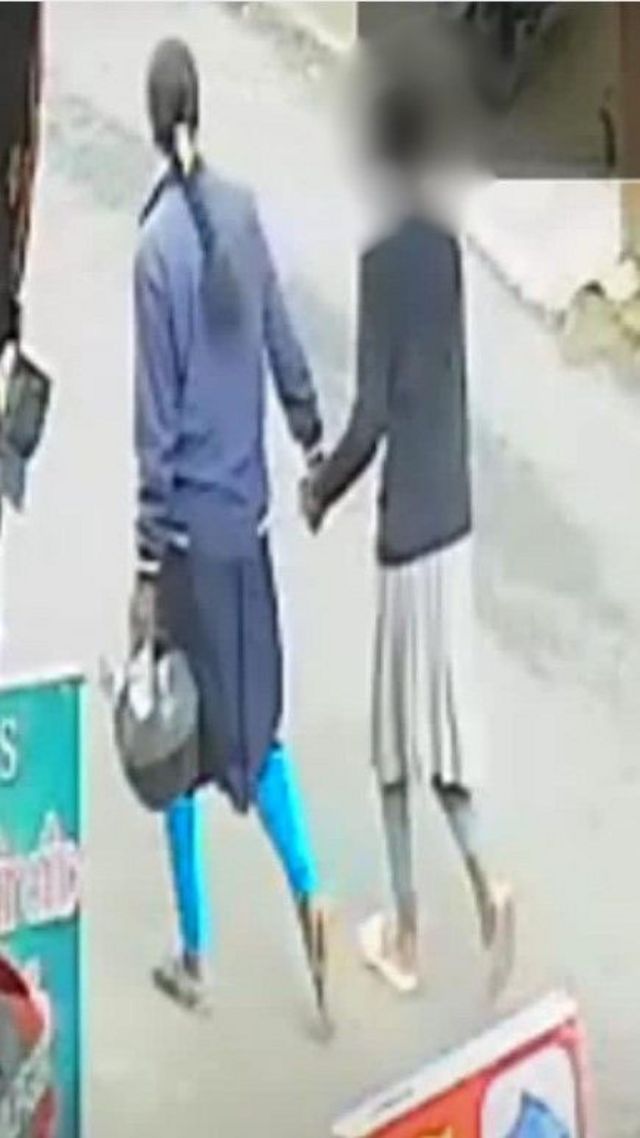 சிறுமியின் சிசிடிவி காட்சிகள் 