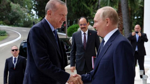 Cumhurbaşkanı Recep Tayyip Erdoğan ve Rusya Devlet Başkanı Vladimir Putin 