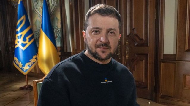 President Volodymyr Zelensky continues to ask for Western military aid, saying the expected attack has already begun.