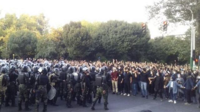 روز اول اعتراضات شهریور ۱۴۰۱ 