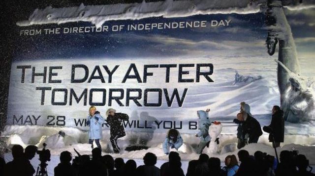 Poster for the movie The Day After Tomorrow (2004), which is based on the premise of the collapse of AMOC.