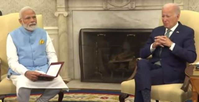 மோதி பைடன் சந்திப்பு