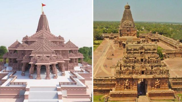 வட மற்றும் தென்னிந்திய கோவில்களின் கட்டிடக்கலை