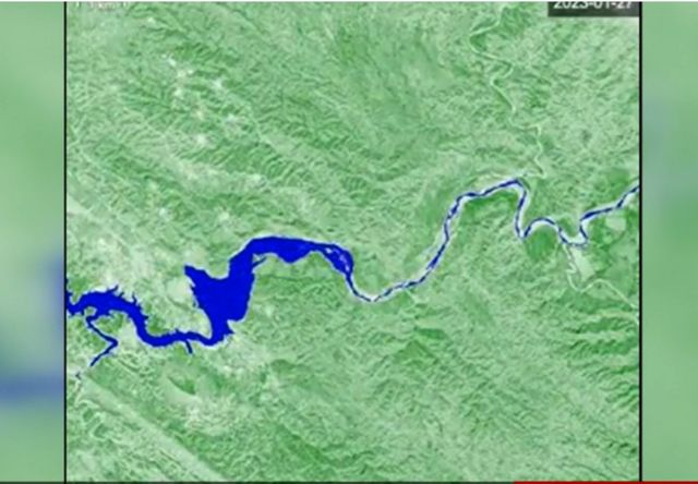 تصاویر ماهواره‌ای که کاوه مدنی منتشر کرده است، تصاویر چهار روز پیش