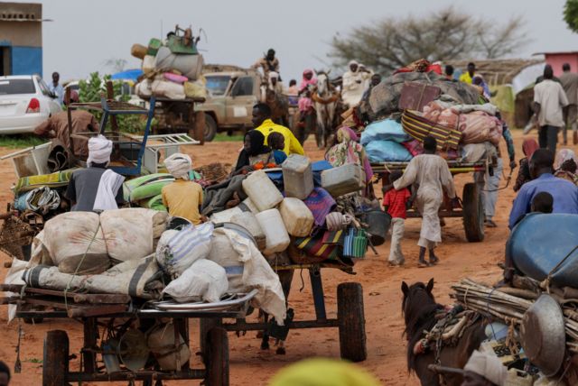 لاجئون سودانيون