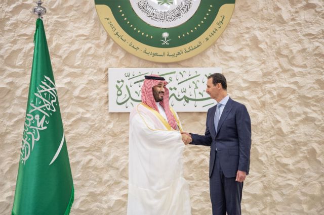 بشار الأسد ومحمد بن سلمان