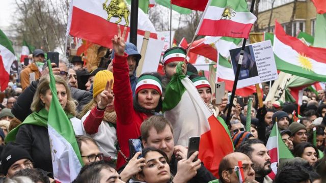  تجمع ایرانیان در بروکسل