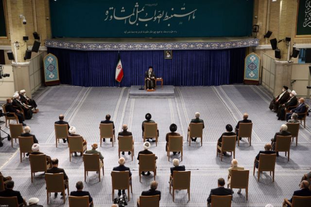 رهبر ایران در دیدار با اعضای مجمع تشخیص مصلحت نظام