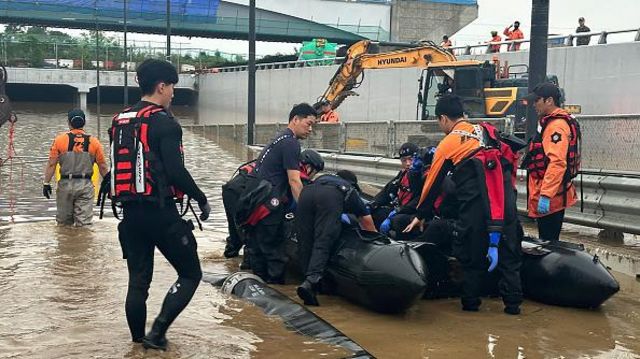 Наводнения и оползни в Южной Корее: более 40 погибших - BBC News ...