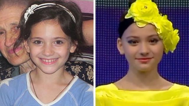 Amy (izquierda) y Ano, durante su actuación en Georgia's Got Talent, cuando tenían 12 años.